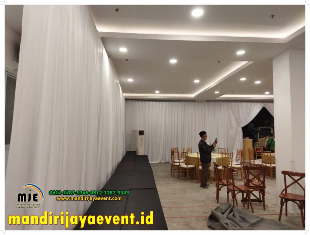 Sewa Backdrop Tirai Dinding Set Dekorasi Cantik Di Daerah Bogor
