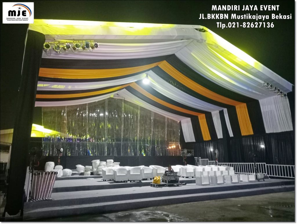 Menyewakan Dekorasi Tenda Kain Event United Tractor Jakarta