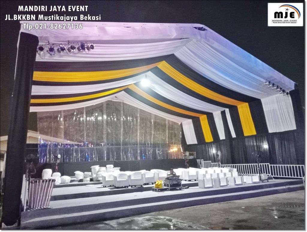 Menyewakan Dekorasi Tenda Kain Event United Tractor Jakarta