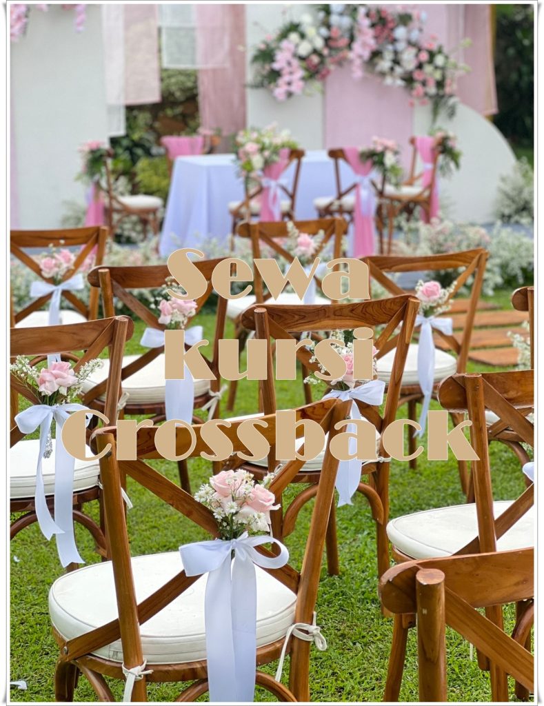 Sewa Kursi Silang Kayu Trendy Untuk Event Wedding Tahun 2023