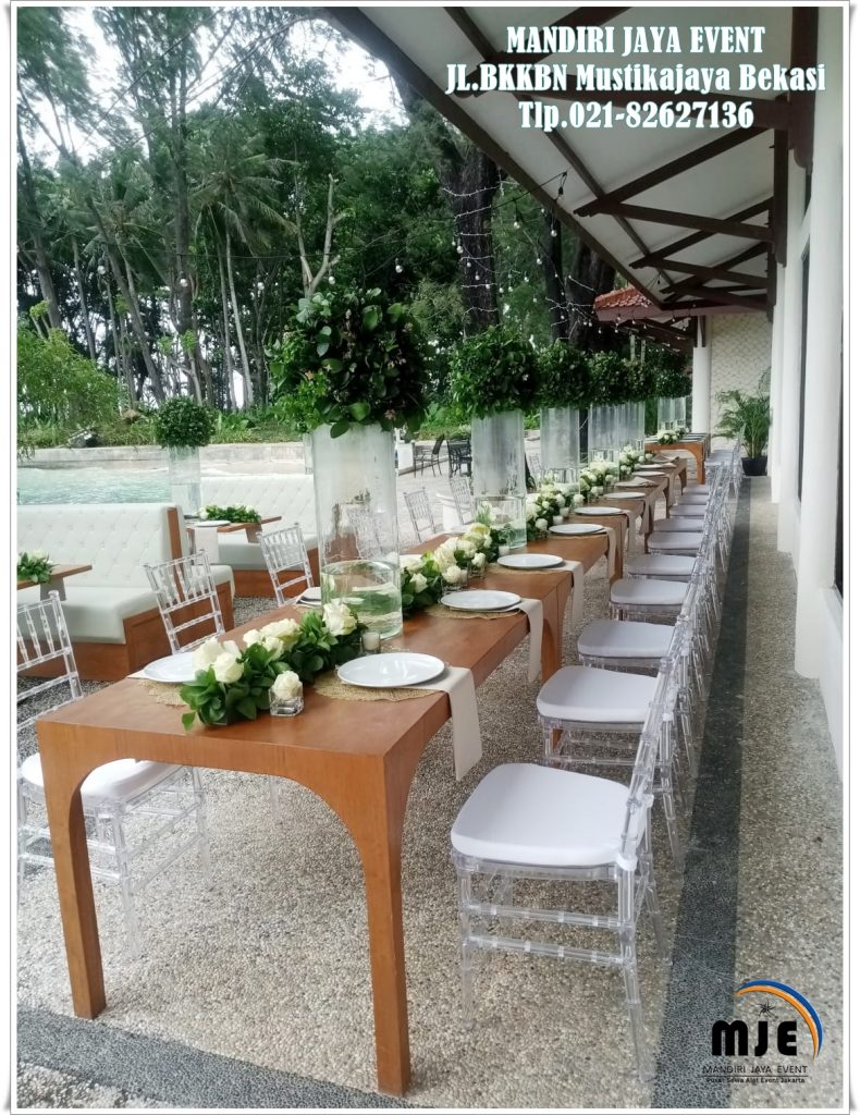 Acryilic Tiffany Chairs Rental Jakarta