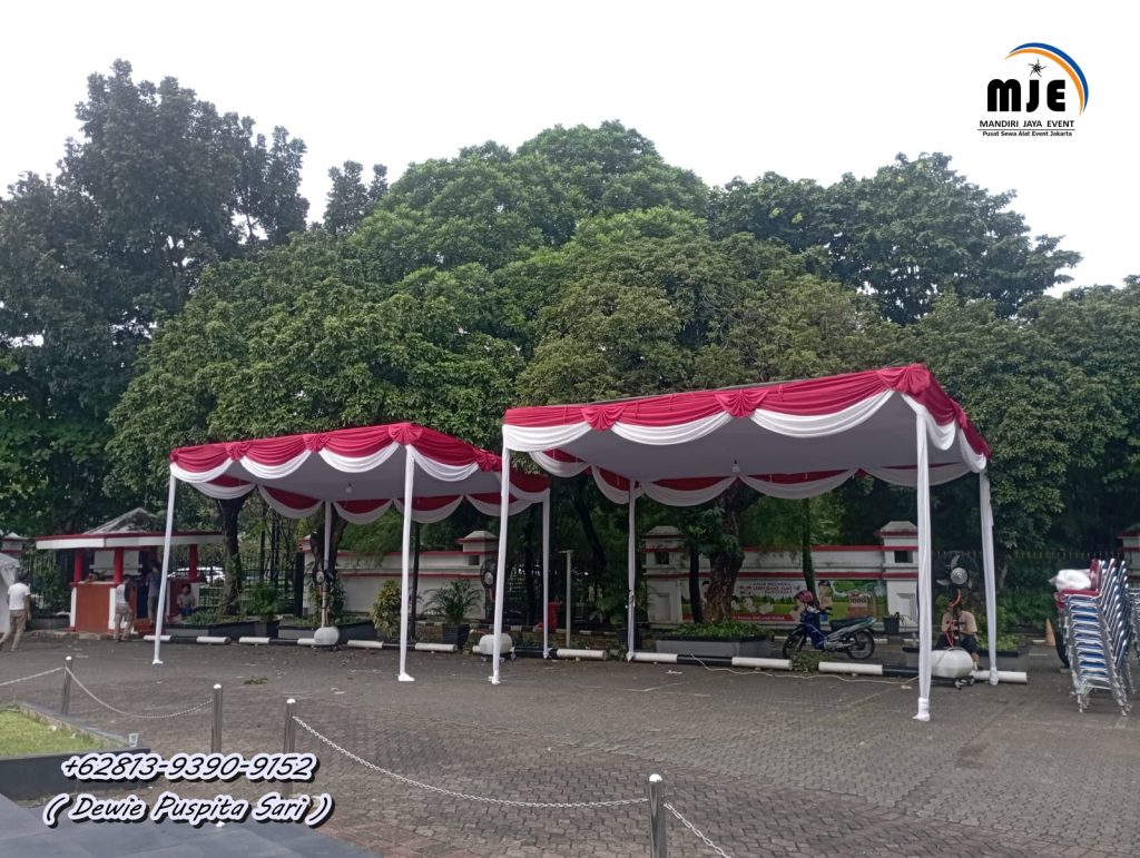 Sewa Tenda Konvensional Merah Putih Jakarta Pusat