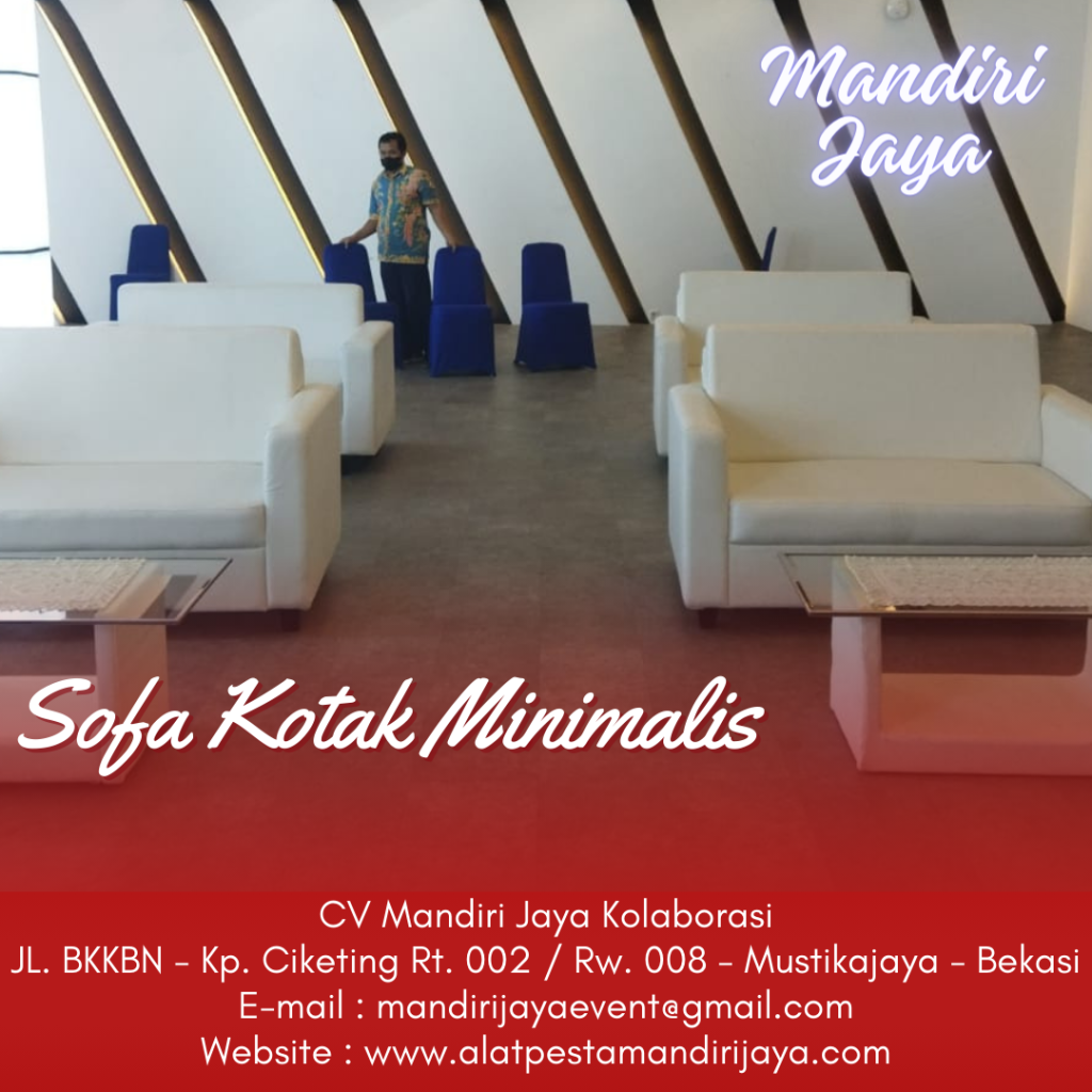 Sewa Sofa Kotak Minimalis Jakarta