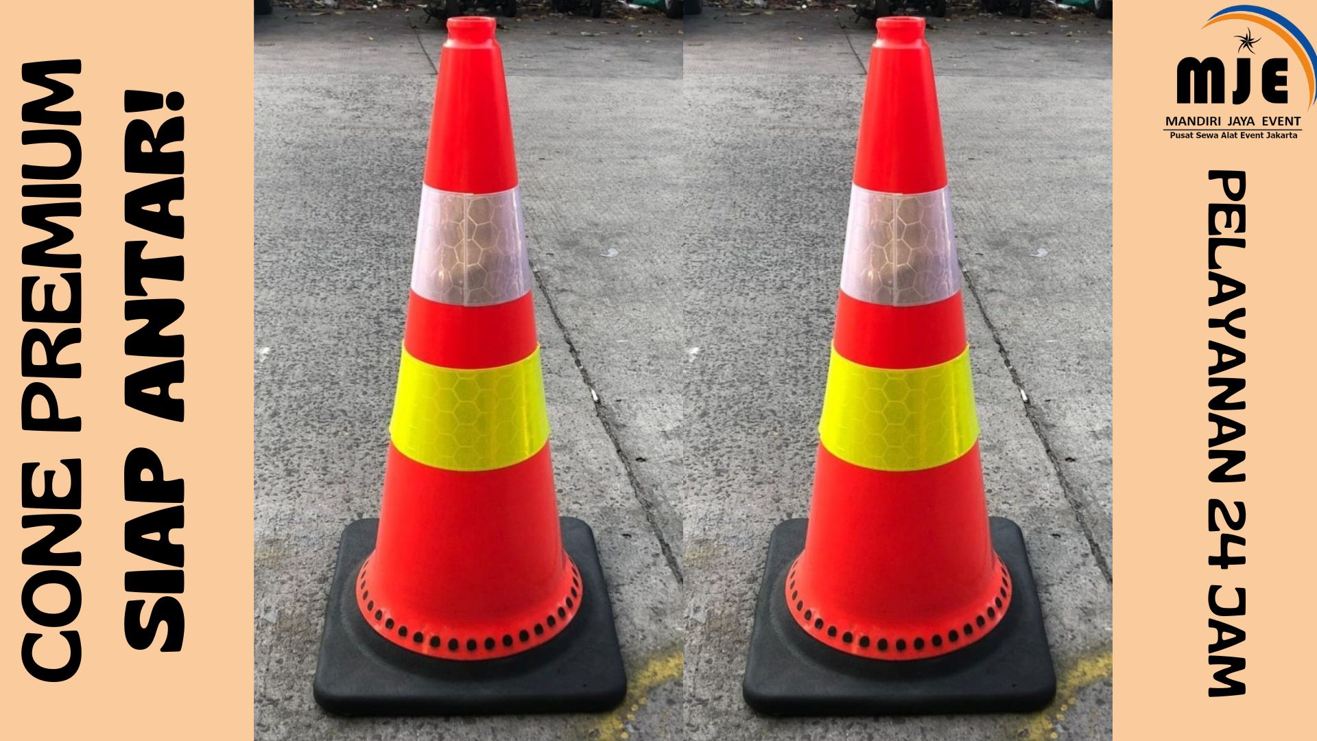 Penyewaan Cone Siap Antar Area Jabodetabek