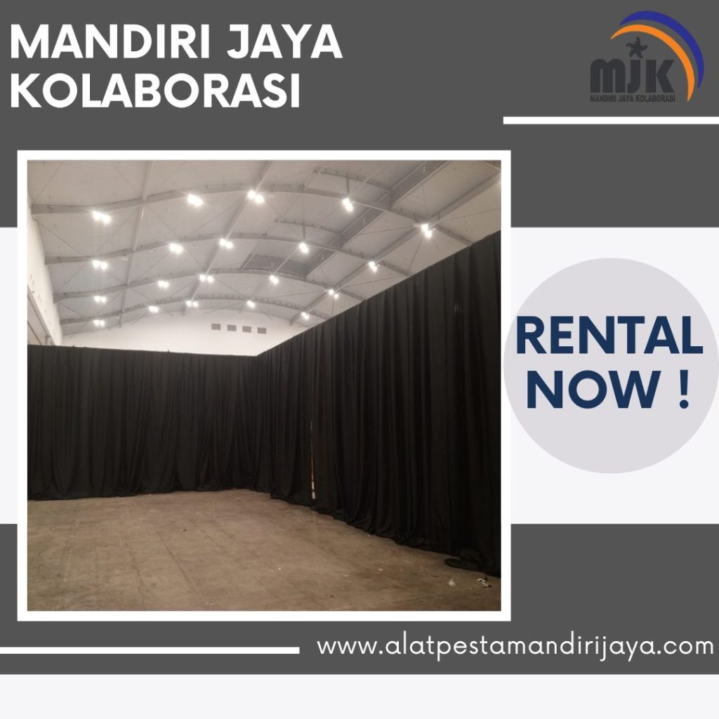 Sewa Tirai Hitam Event Akhir Tahun Harga Promo Murah Area Jakarta
