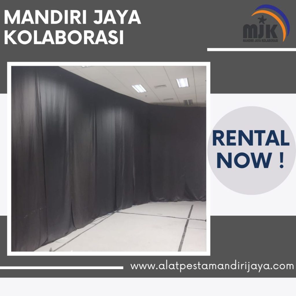 Sewa Tirai Hitam Event Akhir Tahun Harga Promo Murah Area Jakarta