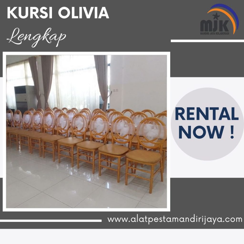 Sewa Kursi Olivia Kerangka Kayu Area Jakarta Selatan