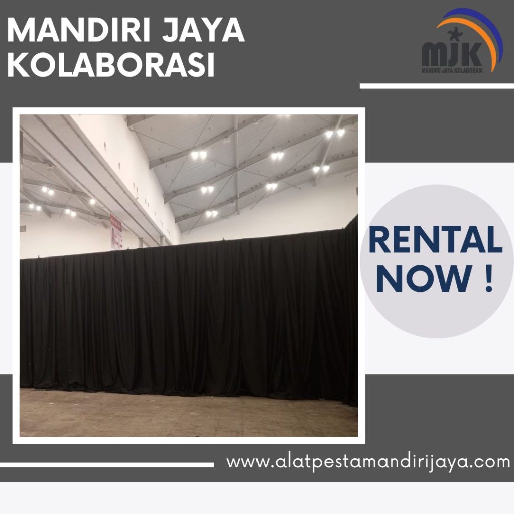 Sewa Tirai Hitam Event Akhir Tahun Harga Promo Murah Area Jakarta