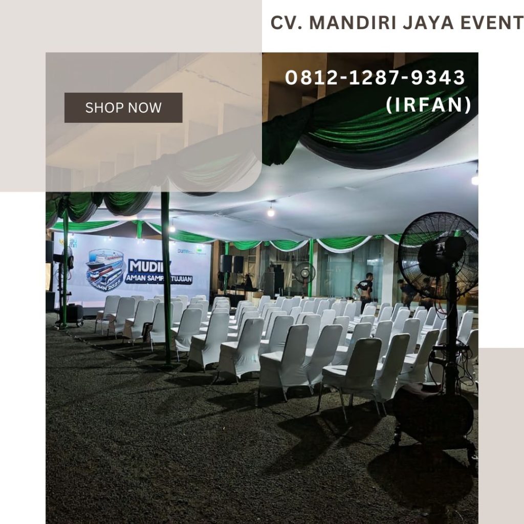 Rental Tenda Serut Putih Type Tenda Konvensional Area Depok Tangerang
