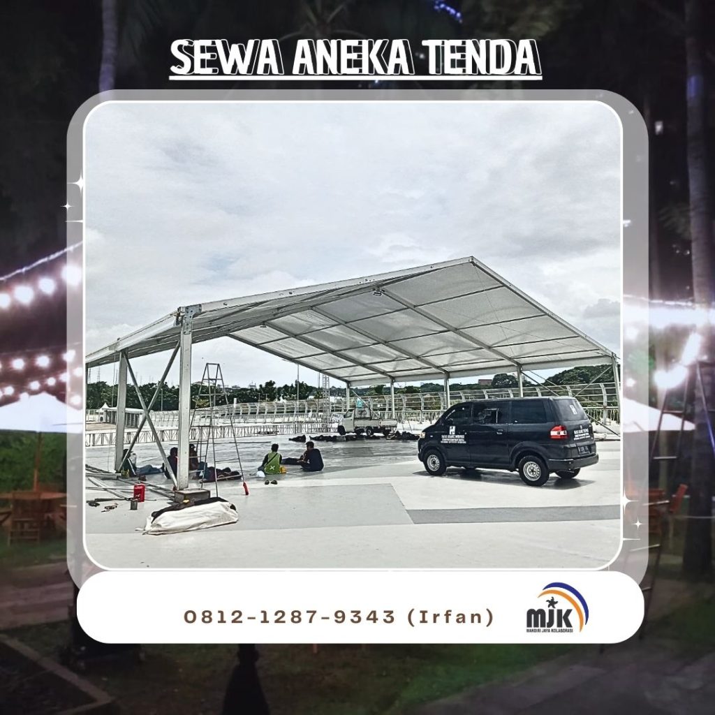Rental Tenda Sarnafil Kerucut hangar Roder Konvensional Dan Bazar di Jakarta