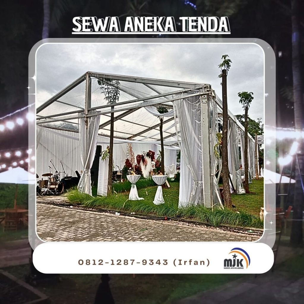 Rental Tenda Sarnafil Kerucut hangar Roder Konvensional Dan Bazar di Jakarta