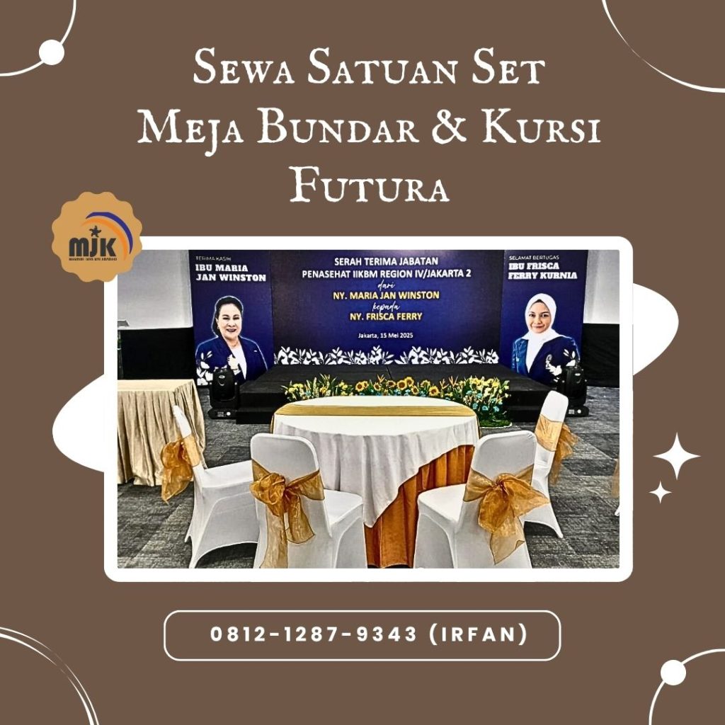 Rental Round Table D120cm D160cm D180cm Dan D220cm Depok