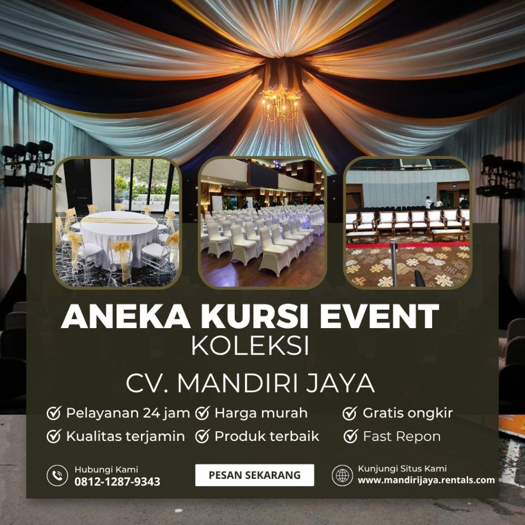 Sewa Aneka Kursi Event di Area Cikarang