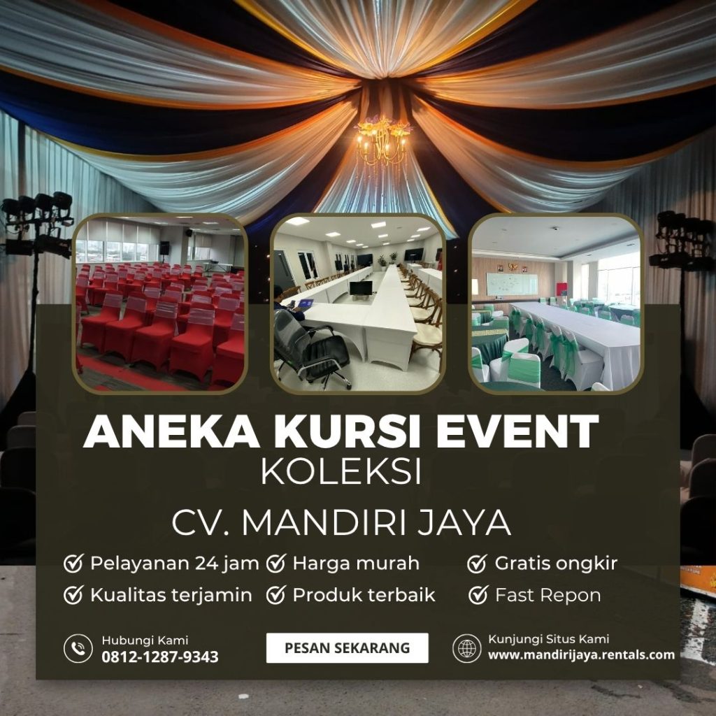 Sewa Aneka Kursi Event di Area Cikarang