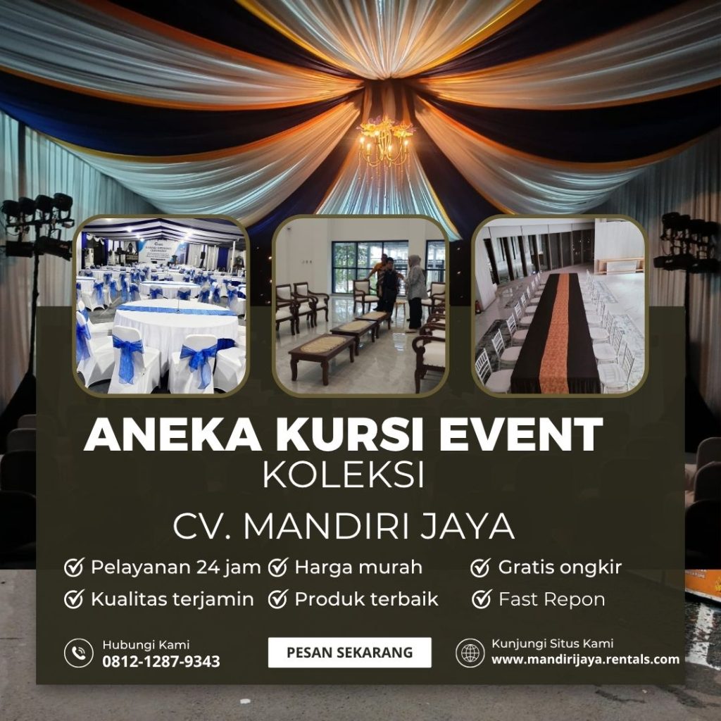 Sewa Aneka Kursi Event di Area Cikarang
