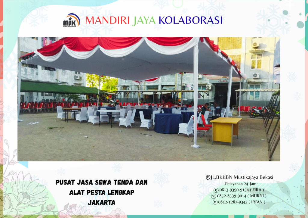 Pusat Jasa Sewa Tenda Dan Alat Pesta Lengkap Jakarta