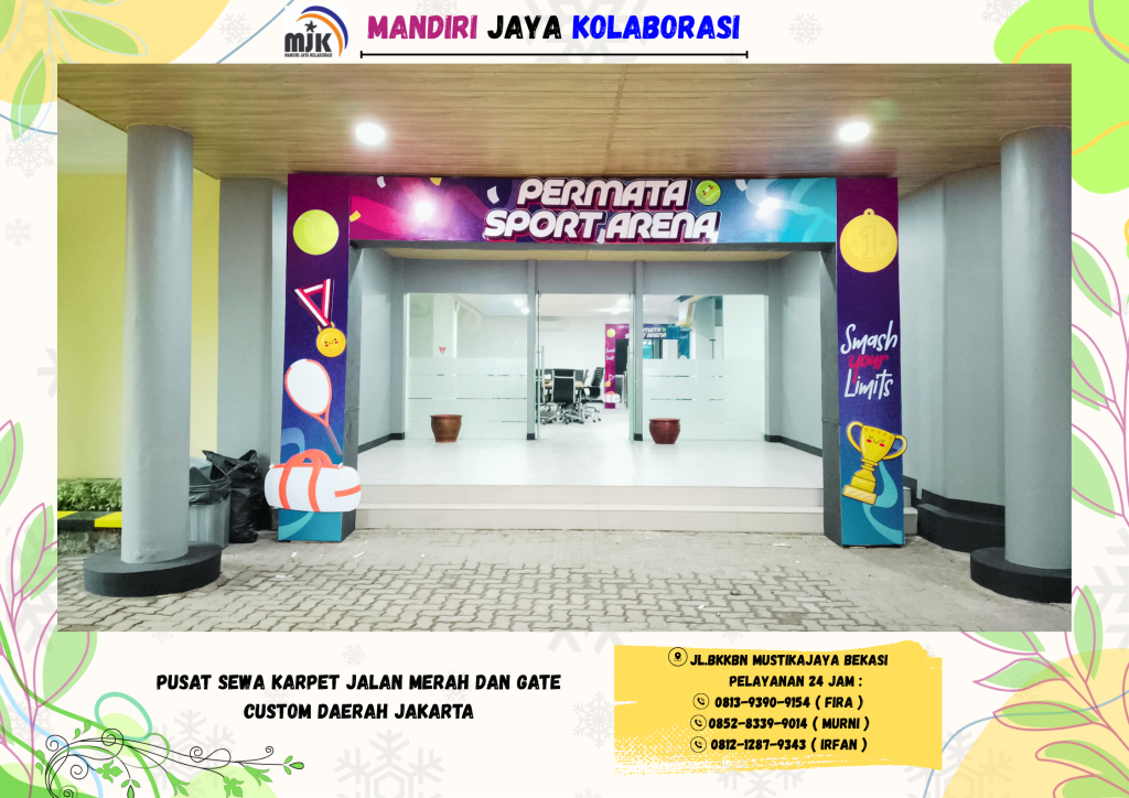 Pusat Sewa Karpet Jalan Merah Dan gate Custom Daerah Jakarta