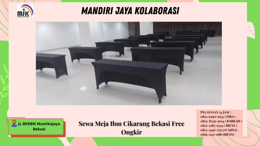 Sewa Meja Ibm Cikarang Bekasi Free Ongkir