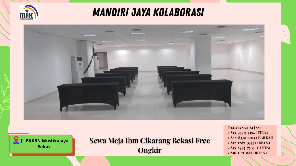 Sewa Meja Ibm Cikarang Bekasi Free Ongkir