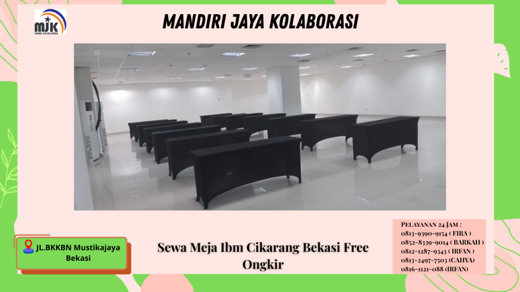 Sewa Meja Ibm Cikarang Bekasi Free Ongkir