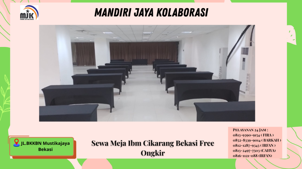 Sewa Meja Ibm Cikarang Bekasi Free Ongkir
