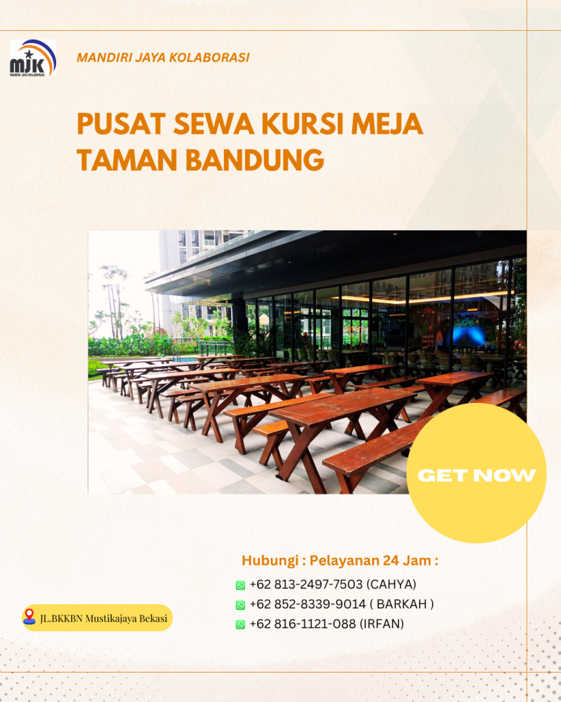 Pusat Sewa Kursi Meja Taman Bandung
