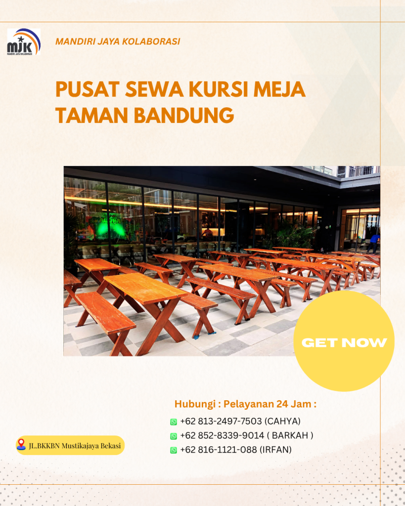 Pusat Sewa Kursi Meja Taman Bandung