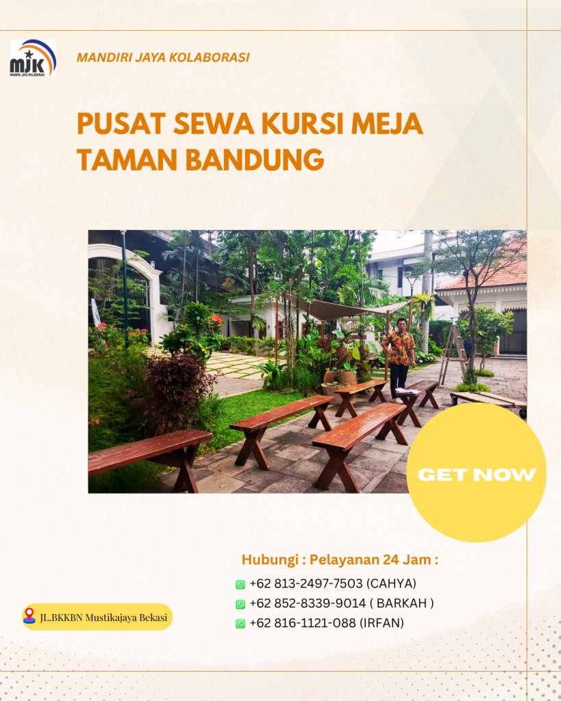 Pusat Sewa Kursi Meja Taman Bandung