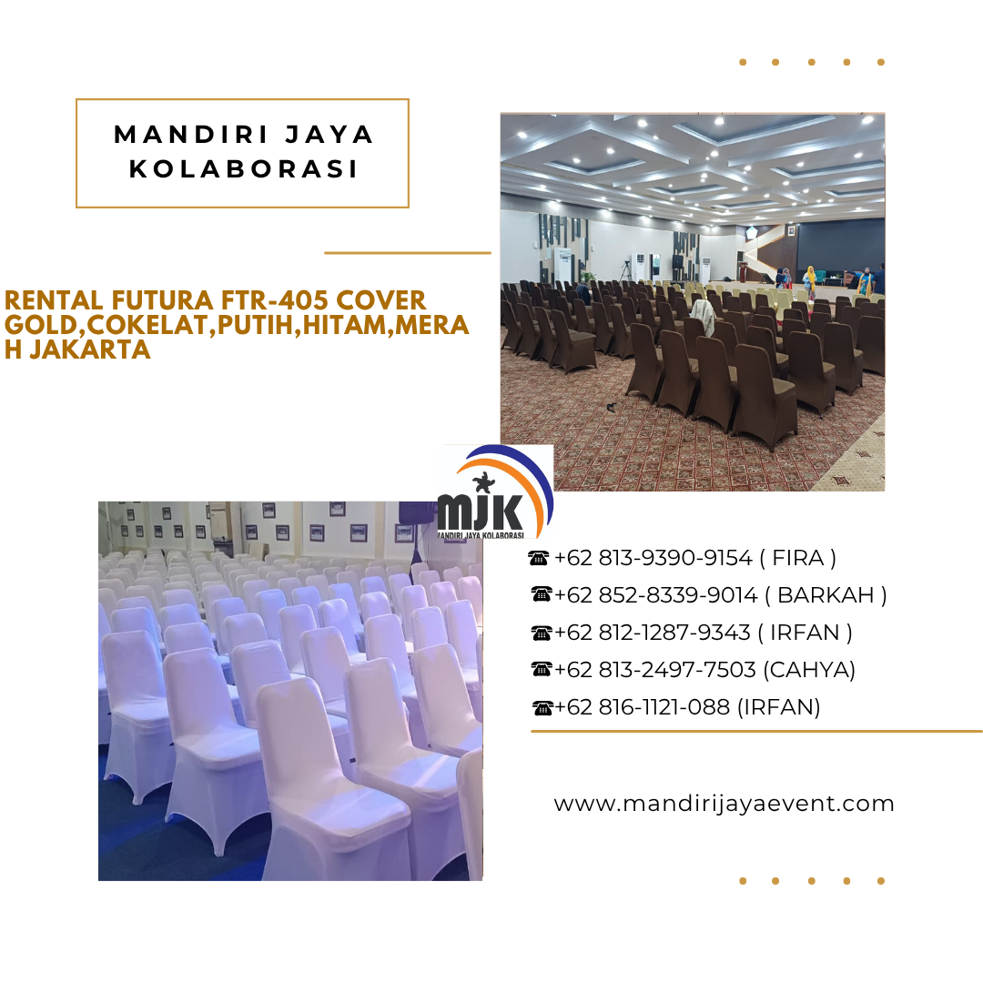 Rental Futura FTR-405 Cover Gold Cokelat Putih Hitam Merah Jakarta