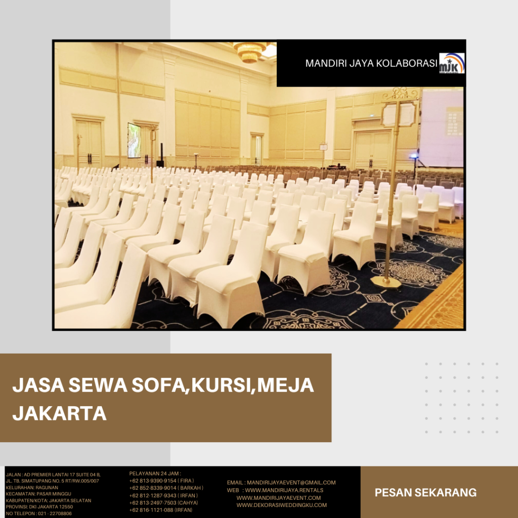 Jasa Sewa Sofa Kursi Meja Jakarta