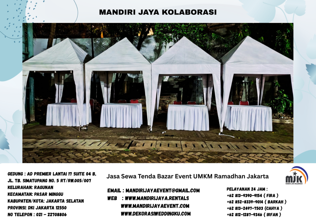 Jasa Sewa Tenda Bazar Event UMKM Ramadhan Jakarta