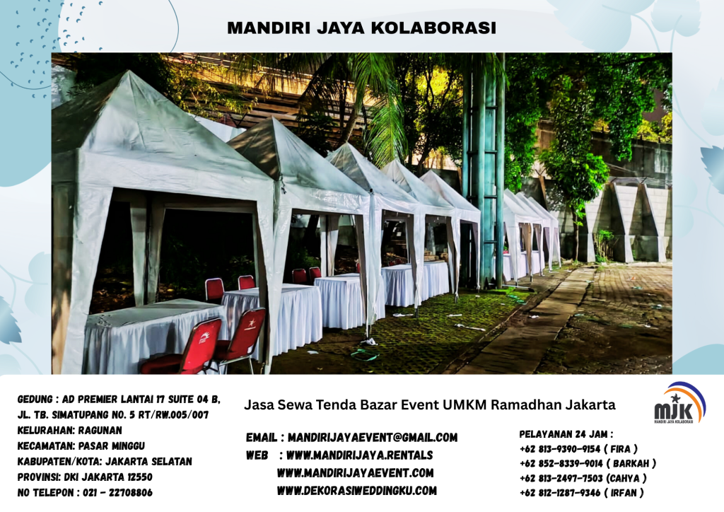 Jasa Sewa Tenda Bazar Event UMKM Ramadhan Jakarta