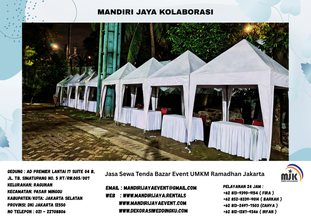 Jasa Sewa Tenda Bazar Event UMKM Ramadhan Jakarta
