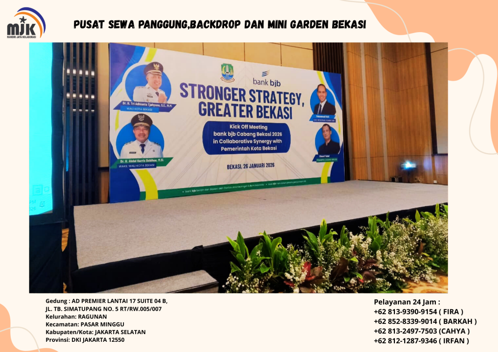 Pusat Sewa Panggung,Backdrop Dan Mini Garden Bekasi