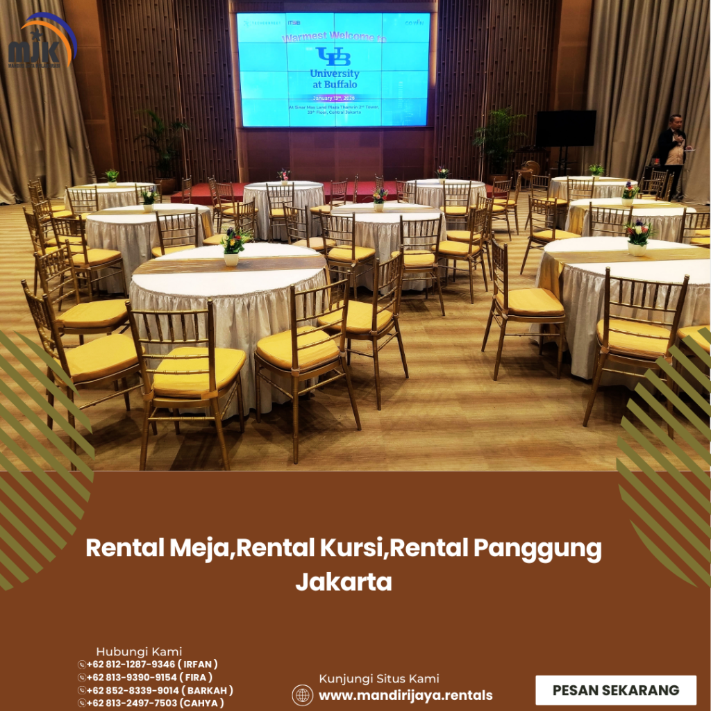 Rental Meja,Rental Kursi,Rental Panggung Jakarta