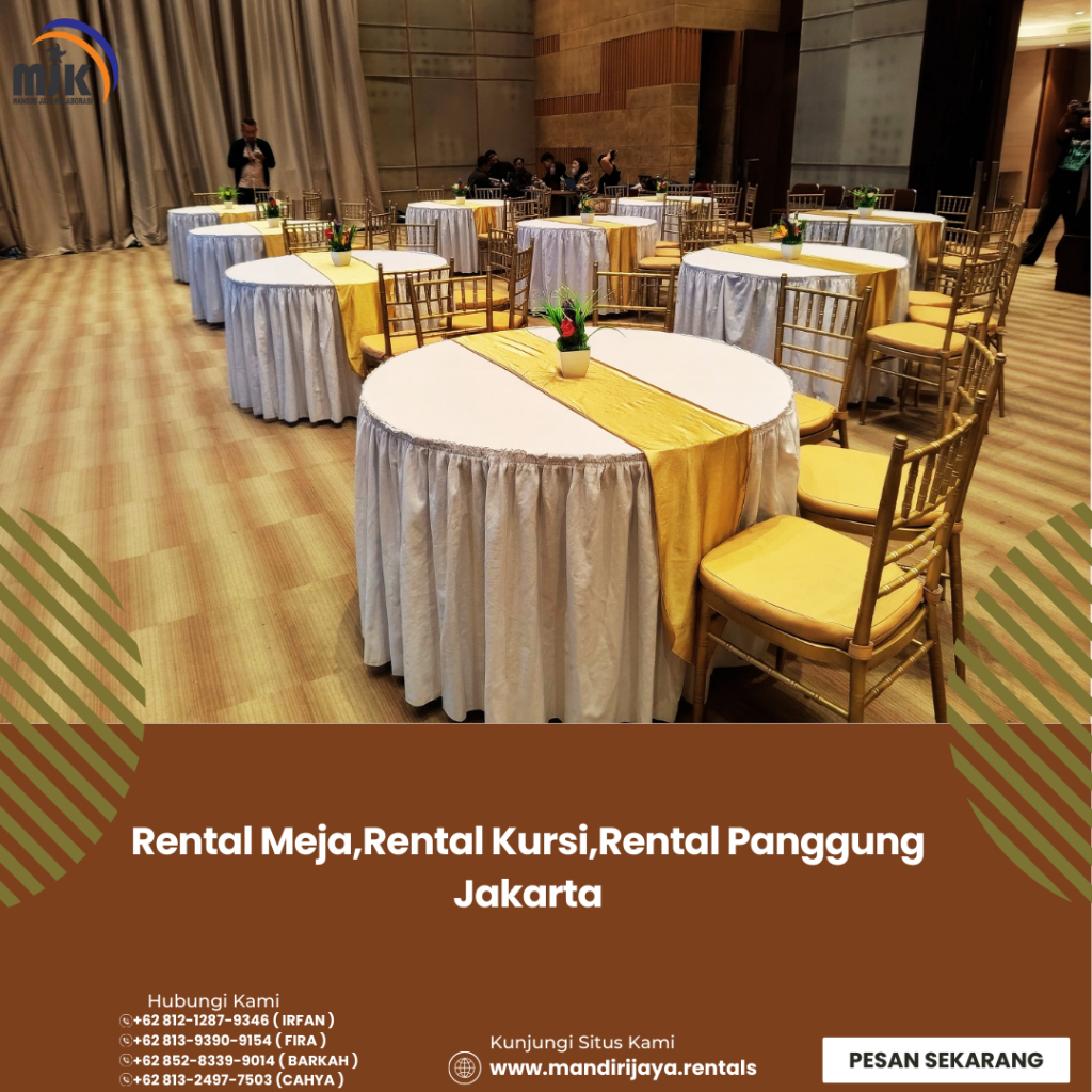 Rental Meja,Rental Kursi,Rental Panggung Jakarta