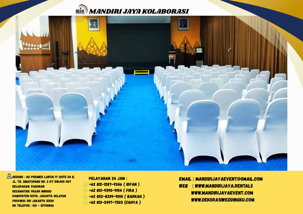 Rental Kursi Event Sarung Kursi Putih Jakarta
