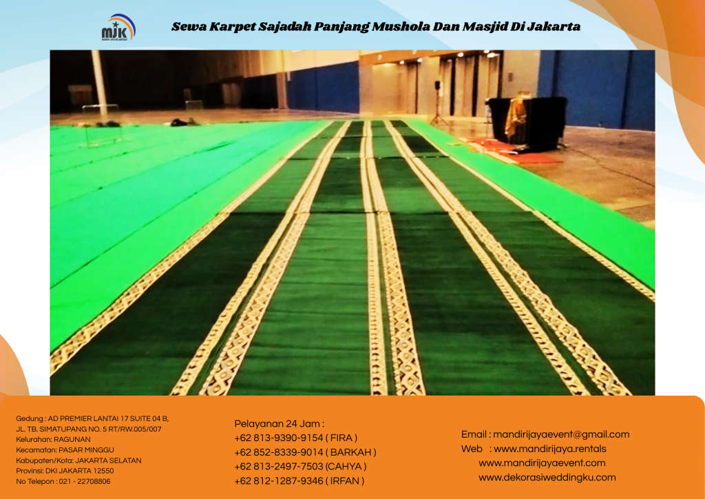 Sewa Karpet Sajadah Panjang Mushola Dan Masjid Di Jakarta