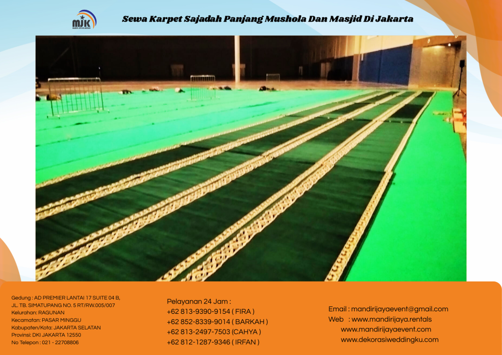 Sewa Karpet Sajadah Panjang Mushola Dan Masjid Di Jakarta