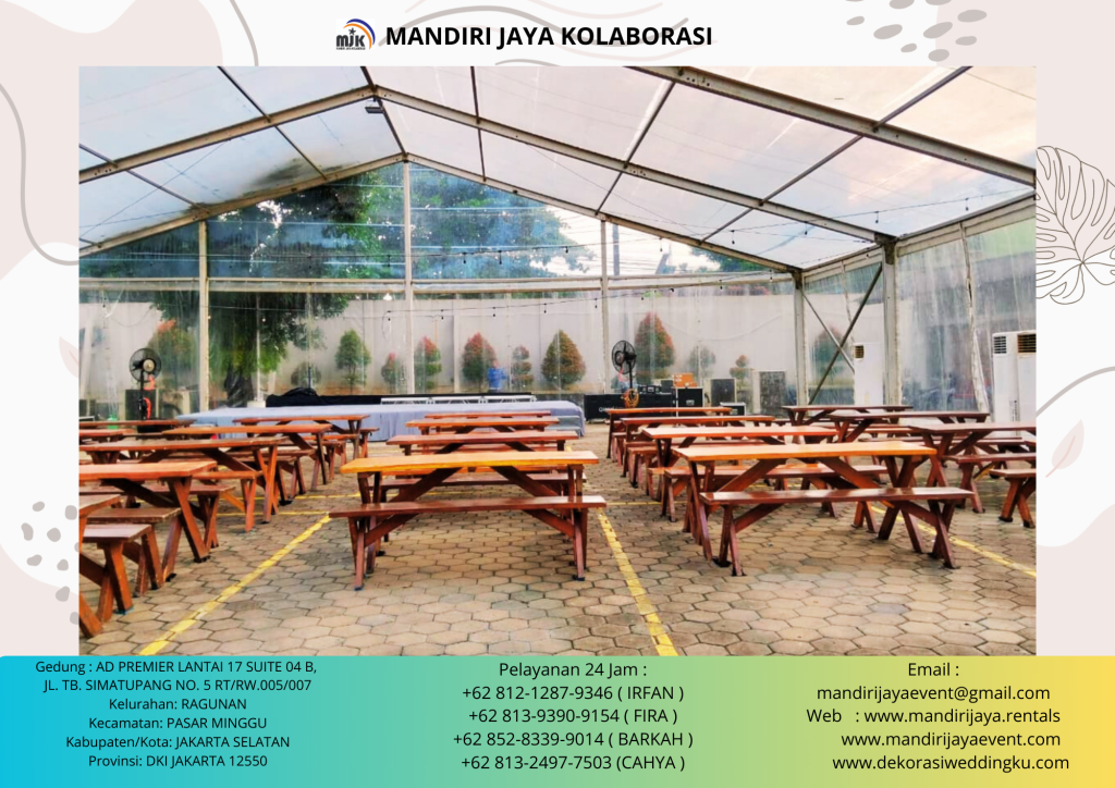 Sewa Bangku,Meja Taman Kaki Silang Bogor