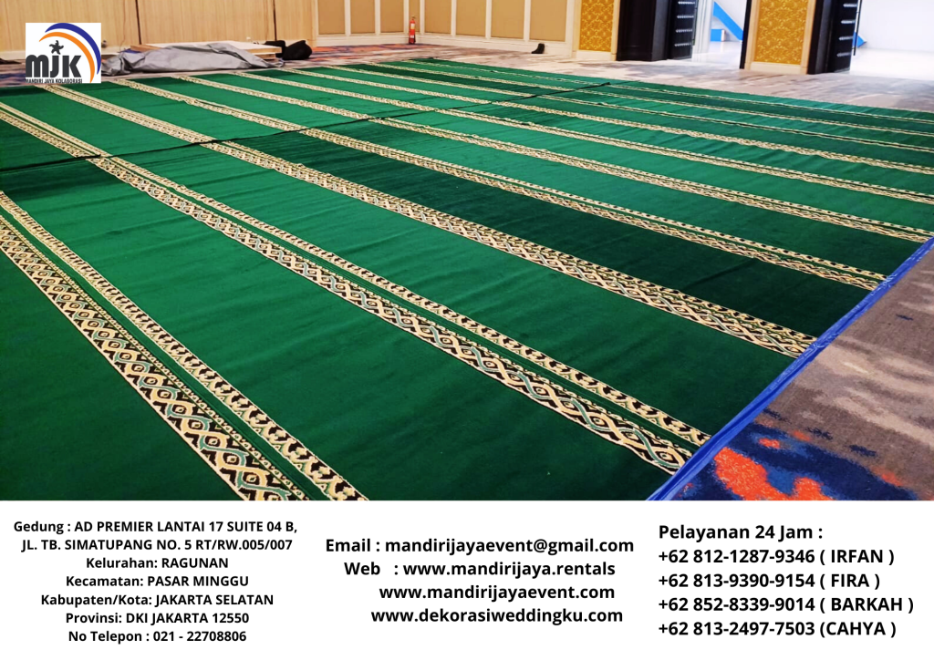 Sewa Sajadah Karpet Hijau Panjang Jakarta Timur