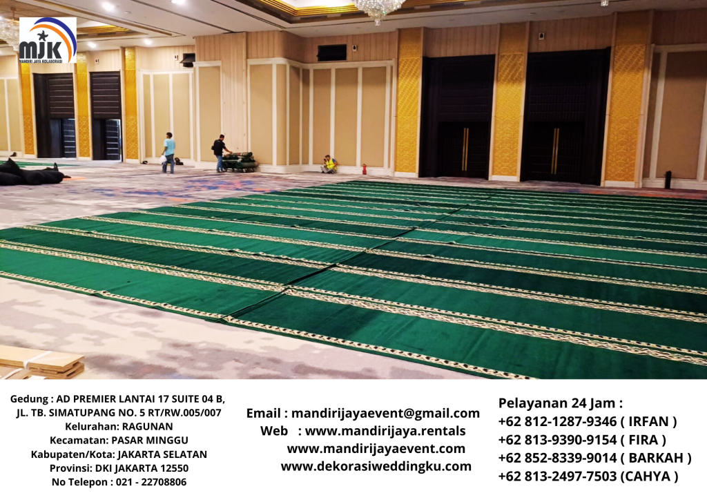 Sewa Sajadah Karpet Hijau Panjang Jakarta Timur