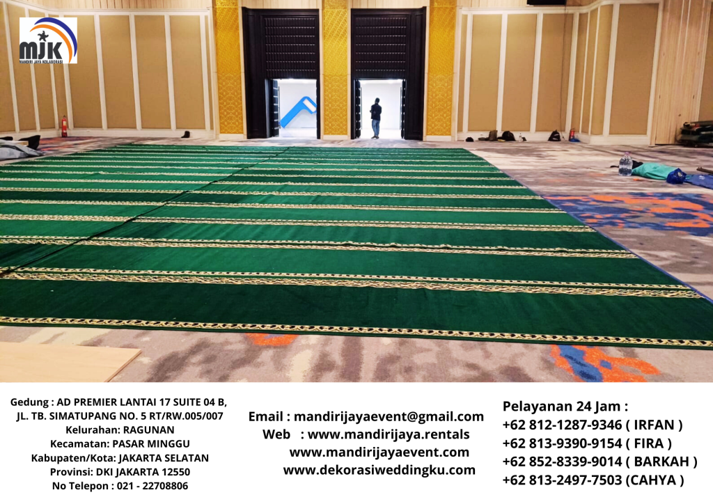 Sewa Sajadah Karpet Hijau Panjang Jakarta Timur