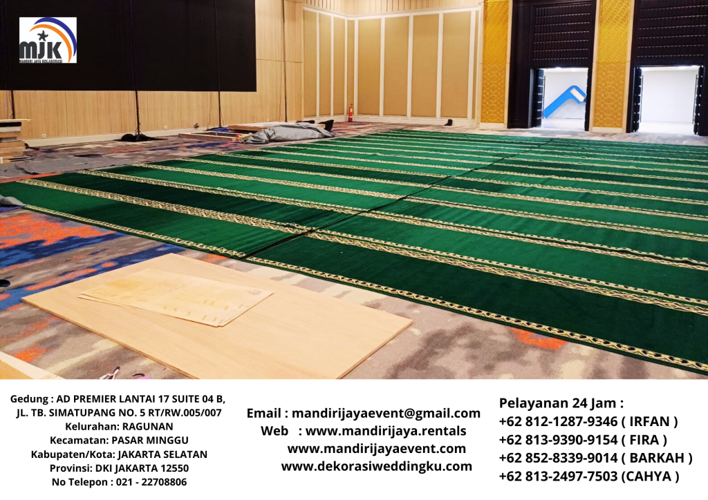 Sewa Sajadah Karpet Hijau Panjang Jakarta Timur