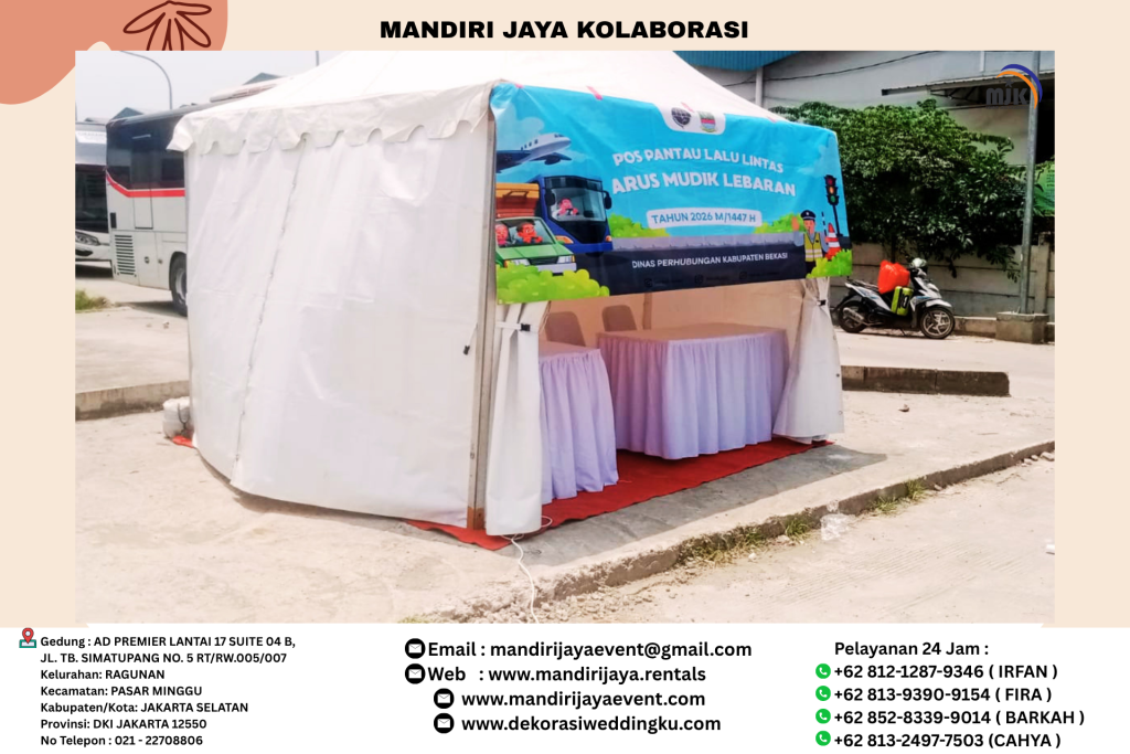 Sewa Tenda Kerucut Putih Ukuran 3x3 Siap Setting Di Karawang