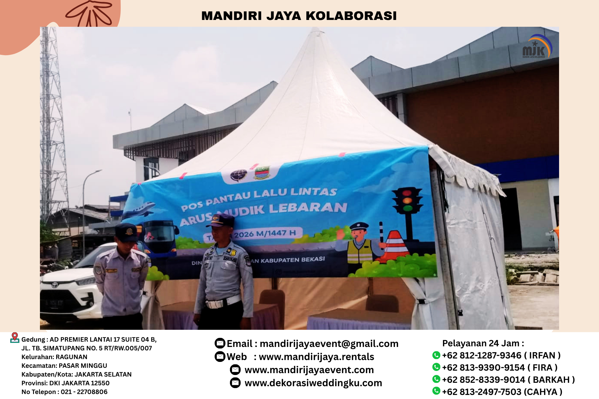Sewa Tenda Kerucut Putih Ukuran 3x3 Siap Setting Di Karawang