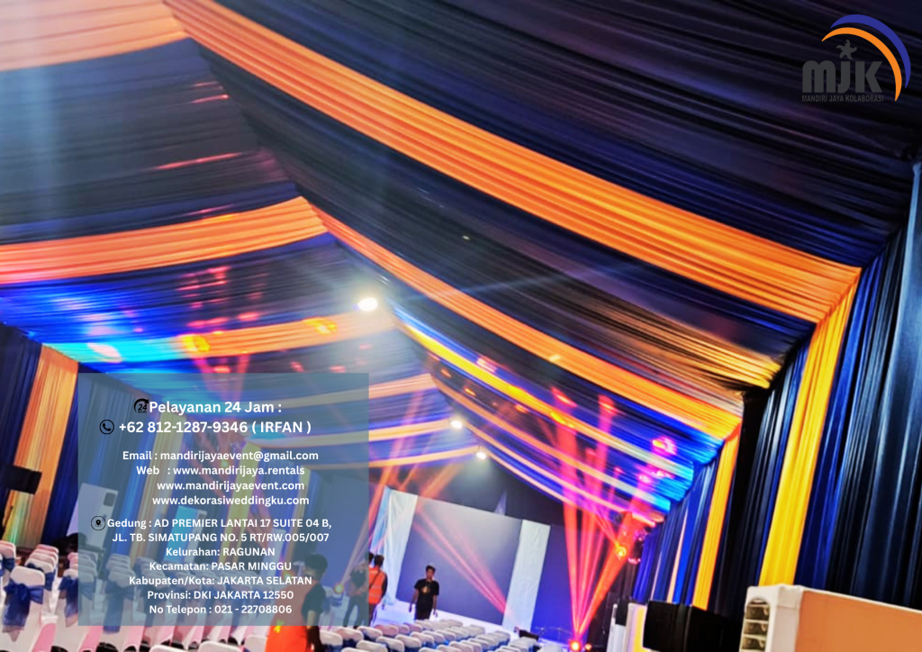 Jasa sewa Dekorasi Kain Roder Jakarta