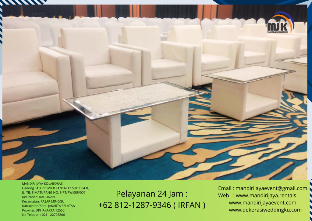 Pusat Sewa Sofa Putih Dan Hitam Area Depok