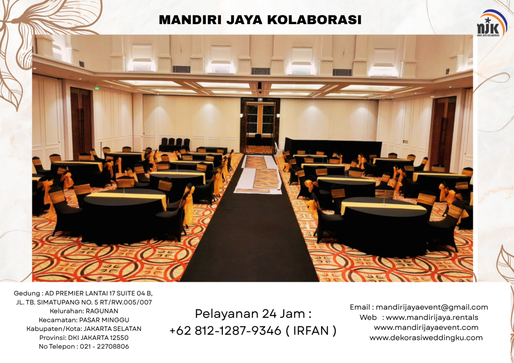 Rental Meja Bundar Jumbo d200cm Daerah Jakarta Selatan