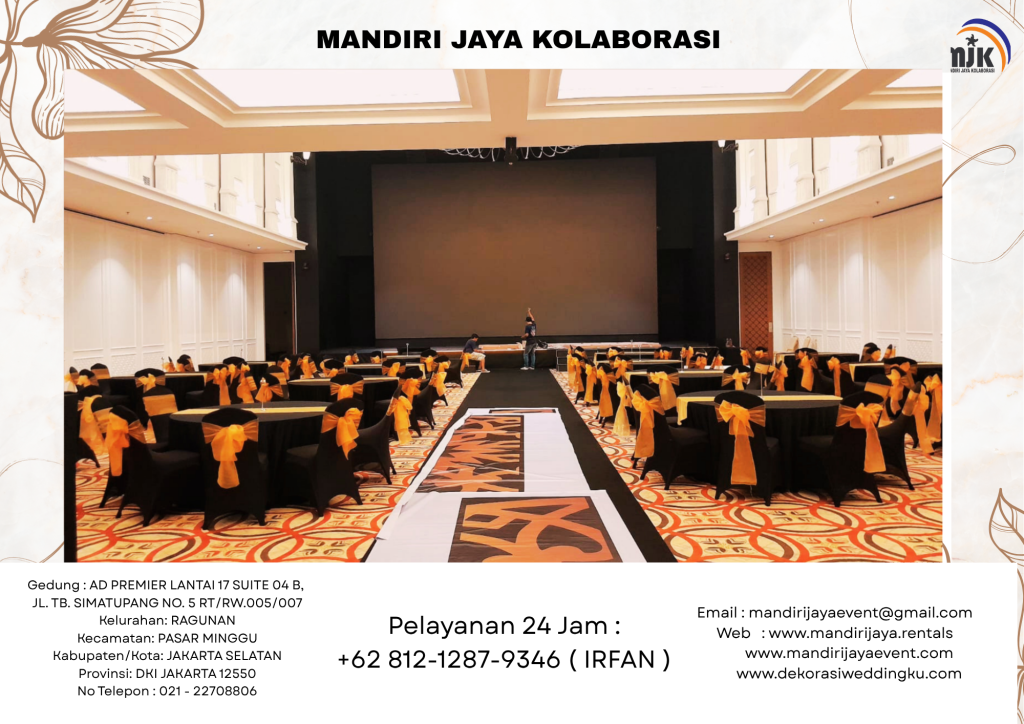 Rental Meja Bundar Jumbo d200cm Daerah Jakarta Selatan